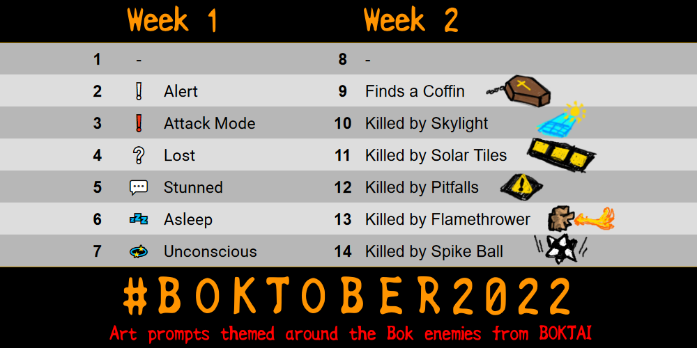 boktober 2022 prompts